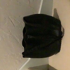 Lucky Brand Dark Blue Leather Tote Shoulder Bucket Bag Purse